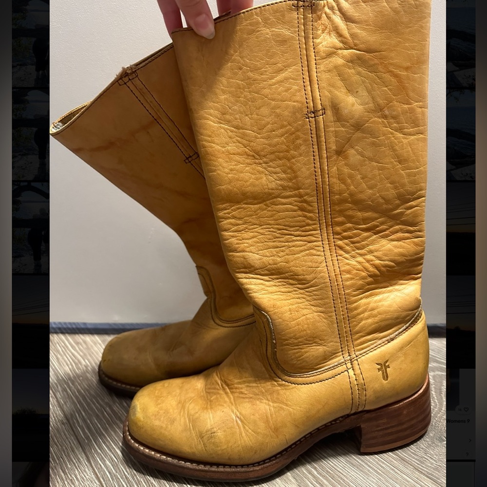 Banana Frye Campus Boots